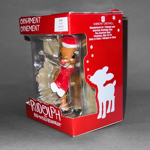 Rudolph the Red Nosed Reindeer Ornament - Picture 4 of 9